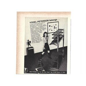 Vintage Vogel-Peterson 1960s Print Ad The Cast Rock People